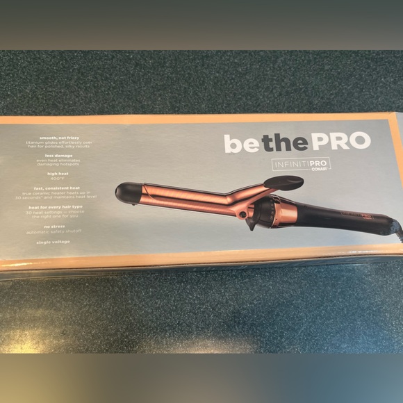 Conair infinite pro curling iron- rose gold-1”. New in box - Picture 3 of 3